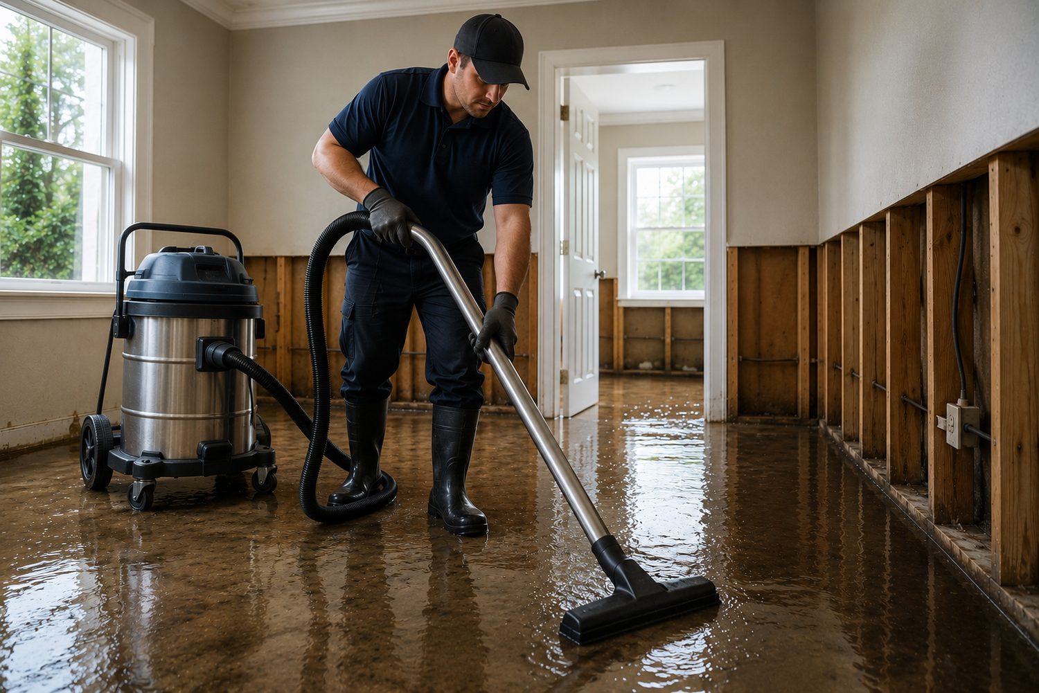 Hundreds of Gallons Out in Hours - Not Days — Wichita Water Damage Pros